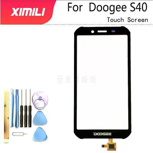 5.5&39&39 Tested Well 100% Original For Doogee S40 Touch Screen Digitizer Glass Replacement Doogee S40 Free Tools+3M