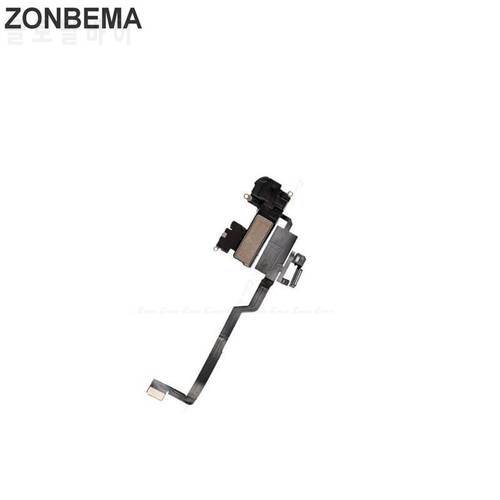 ZONBEMA Light Sensor Flex Cable Ribbon For iPhone X XR XS MAX With Ear Speaker Replacement Receiver Earphone Parts