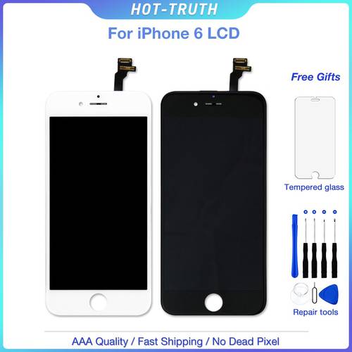 10Pcs/Lot LCD for iPhone 6 6s 6P 6SP Screen Display Digitizer Assembly Replacement Complete AAA+++ Free Shipping