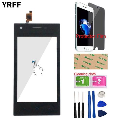4.0&39&39 Mobile Touch Screen Glass For ZTE Blade L111 Touch Screen Digitizer Front Glass Lens Sensor Tools Adhesive Protector Film