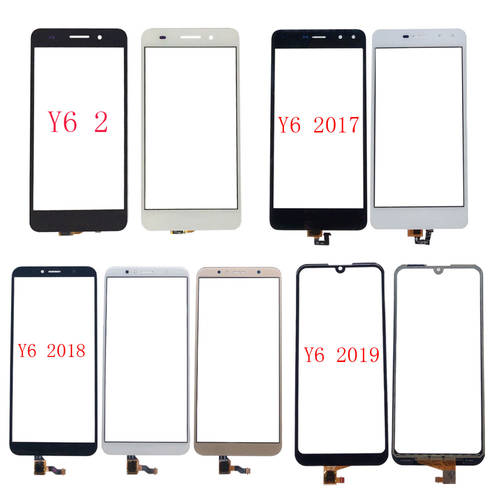 Touch Screen For HuaWei Y6 II Y6II Y6 2 Y6 2017 Y6 2018 Y6 2019 Digitizer Panel Front Glass TouchScreen 3M Glue Wipes