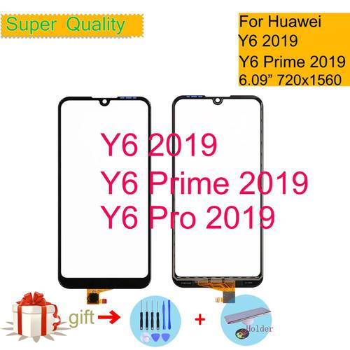 For Huawei Y6 2019 MRD-LX1F Touch Screen Digitizer Y6 Prime 2019 touchpad Front Glass Lens Sensor Panel