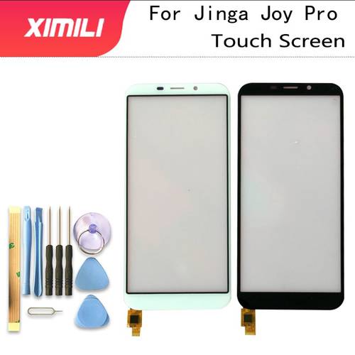 Tested Well 5.5&39&39 Mobile Touch Screen Panel For Jinga Joy Pro Touch Screen Digitizer Sensor TouchScreen Front Glass Phone Tools