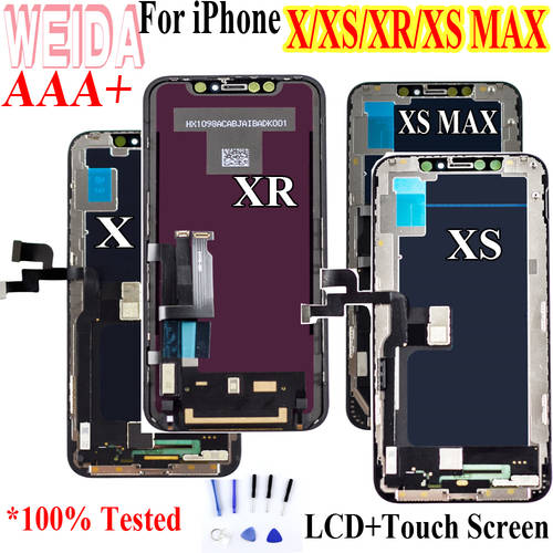 AMOLED Oled Incell For iPhone X XS XR XS MAX LCD Display Touch For iPhone XS MAX Screen Panel Assembly Replacement Parts