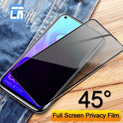 Anti-Spy Tempered Glass Screen Protector for Huawei Nova 4 3i 3E 2i 5t 7i Y9 2019 Privacy Glass for Honor X8 10i 9X 10 8X Film