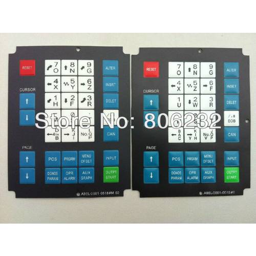 FANUC MEMBRANE Operator Keypad A98L-0001-0518T NEW