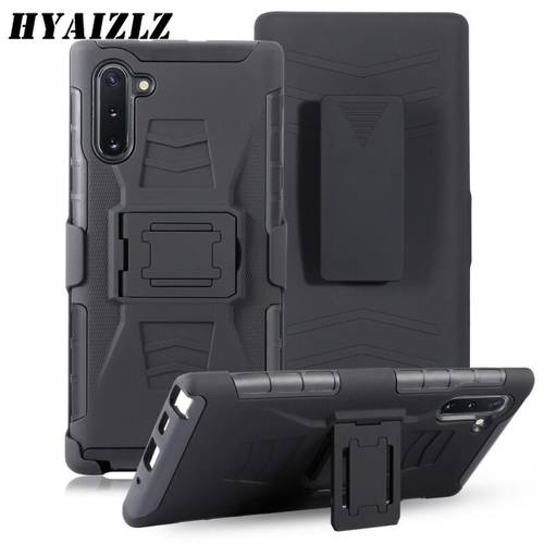 Note 10+ Armor Case for Galaxy S20 Ultra 8 9 S10 S8 S9 Plus Bracket Cover Heavy Duty Protective Belt Clip S10 lite Capa