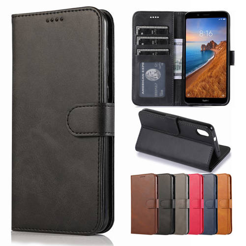 For Redmi 7A Case On Xiaomi Redmi 7A Flip Wallet Card Slot Leather Bag For Redmi 7 A Book Cover Coque Redmi 7A Phone Cases