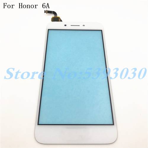 100% Tested New 5.0 inches For Huawei Honor 6A Touch Screen Digitizer Sensor Outer Glass Lens Panel With Logo