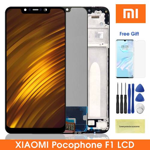 Original Poco F1 Lcd Display For Xiaomi Pocophone F1 Lcd Display Touch Screen Digitizer Assembly For Xiaomi PocophoneF1 PocoF1