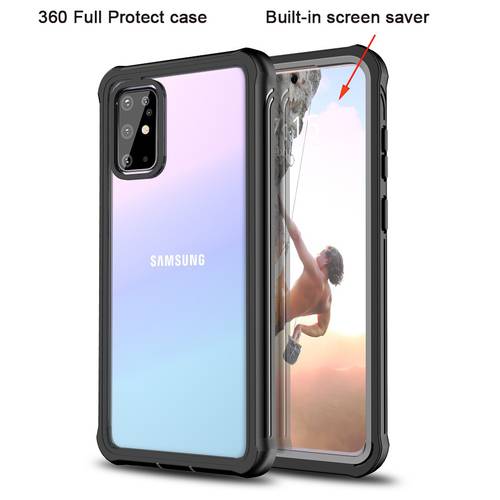 360 Full Protect Armor For Samsung Galaxy S20 Ultra Case Soft Clear Dustproof Cover For Galaxy S20 Plus Phone Cases Coque Funda