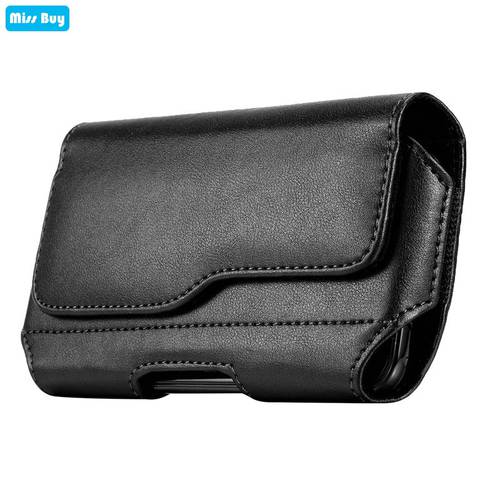 Phone Pouch Bag For Xiaomi 11 Poco M3 X3 F3 Redmi 9 9A 9C Note 8 5 6 Pro 7A 8A 4x 4A Case Leather Flip Cover Waist Holster Belt