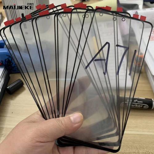 10PCS Original Front Outer Glass Lens For Samsung Galaxy A71 A51 Screen LCD Touch panel Glass Replacement