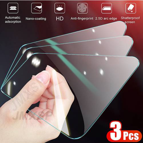 3Pcs Protective Glass on the For Honor 9X 9A 9C 9S Tempered Screen Protector Honor 8X 8A 8C 8S 20S 30S V10 V20 V30 Glass Film