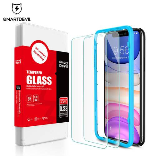 SmartDevil Screen Protector For iPhone 14 11 12 13 Mini Pro Max Tempered Glass X 8 7 Plus XS XR Non-full Cover Front Film