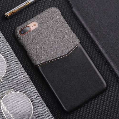 Leather In Canvas Phone Case for IPhone 11 Pro 11 Pro Personalized Fashion Design for IPhone 6 6s 8 7 Plus X XR XS MAX