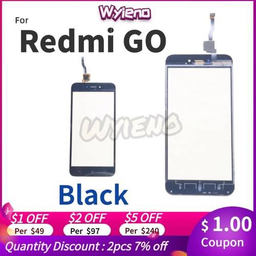 Wyieno Tested For Xiaomi Redmi Go Touch Screen Digitizer Glass Sensor Panel Touchpad Front Touchscreen +tracking