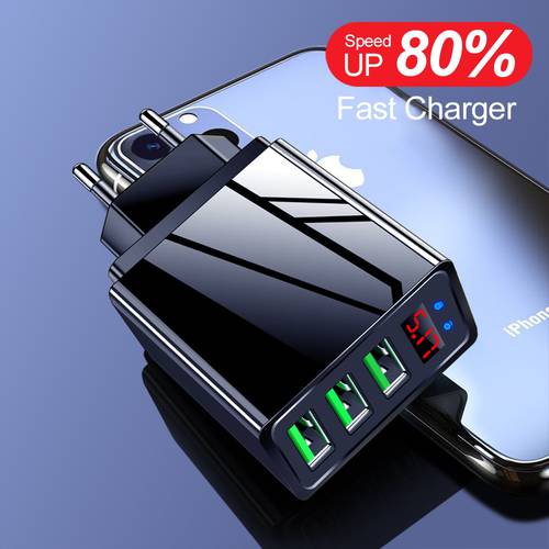 Mobile Phone Charger USB Charger Quick Charge 3.0 4.0 QC3.0 Fast Charging For iPhone 8 Samsung Xiaomi Huawei Tablet Wall Adapter