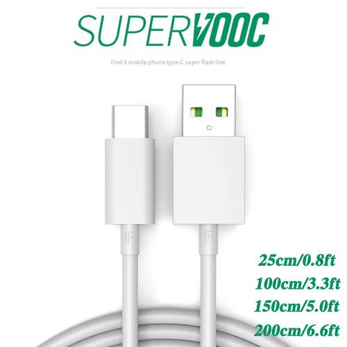 5A Super VOOC charger cable For OPPO K5/Reno3/Reno3 Pro 5G/Reno3/Realme Narzo/Realme X3 Mobile phone