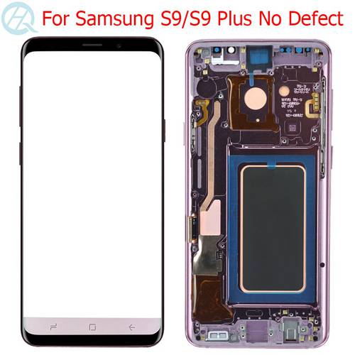 Original S9 Display For Samsung Galaxty S9 Plus LCD With Frame Super AMOLED For Samsung S9 G960F S9Plus G965F Display No Defect