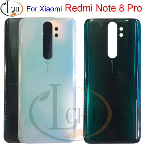 For Xiaomi Redmi Note 8 Pro Battery Cover Rear Glass Battery Door Note 8 Housing Replacement Parts For Redmi Note 8T Back Cover