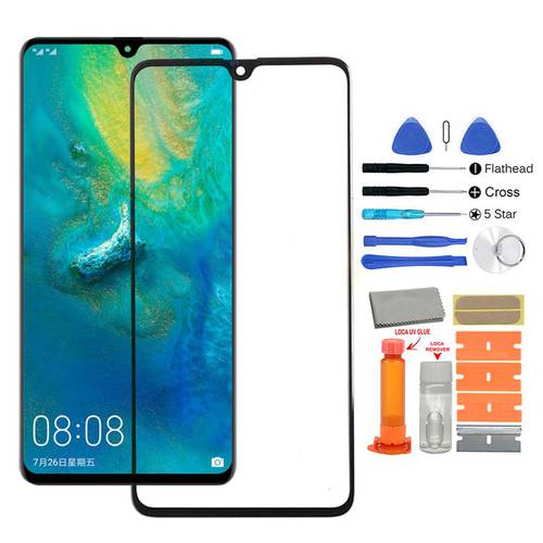 High Carbon Steel Replacement AMOLED Front Glass Screen Repair Kit for Huawei Mate 30 P20 P30 Pro