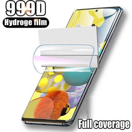 999D Hydrogel Film For A52 A51 A32 A72 A22 4G 5G A02 M02 Screen Protector For Samsung Galaxy A10 A20 A30 A40 A50 A60 A70 A80 A90