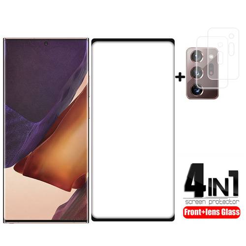 3D Full Cover Screen Protector For Samsung Galaxy Note 20 Ultra Glass For Galaxy Note 20 Glass Camera Len For Galaxy S20 S20Plus