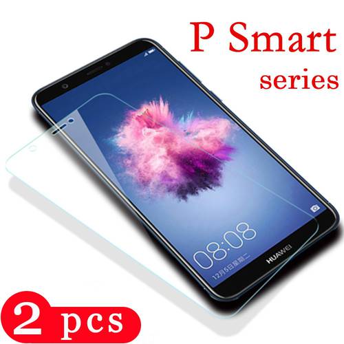 2Pcs protective film for huawei p smart plus 2018 2019 tempered glass p smart pro Z phone screen protector on glass smartphone