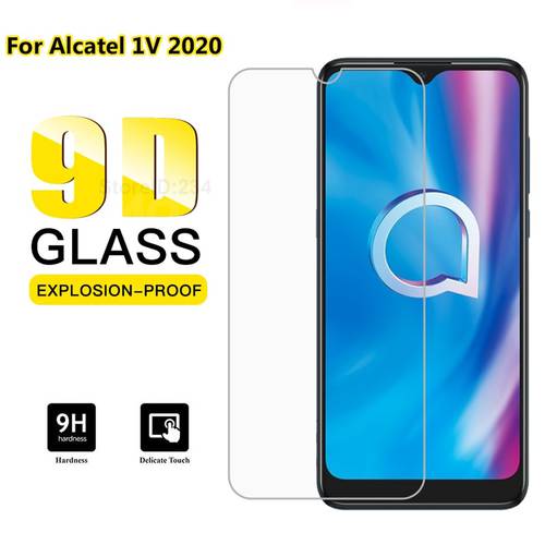 For Alcatel 1V 2020 Screen Protector 9H 9D Toughened Protective Tempered Glass for alcatel 1V 1 V 2020 6.22
