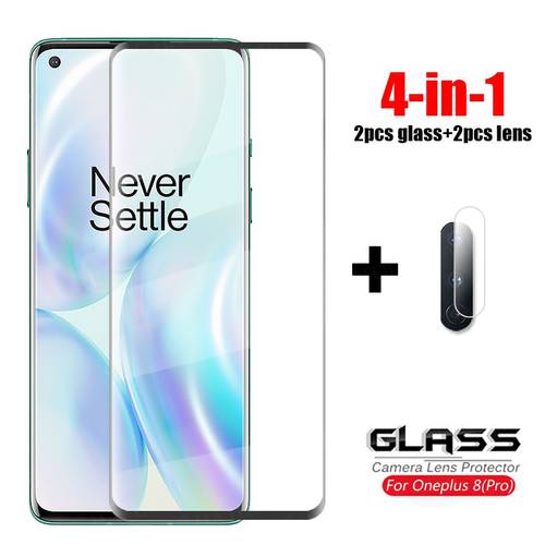 For Glass Oneplus 9 Pro Tempered Glass 3D Full Curved Cover Glass One Plus 7 7T 8 Pro Screen Protector For Oneplus 9 10 11 Pro