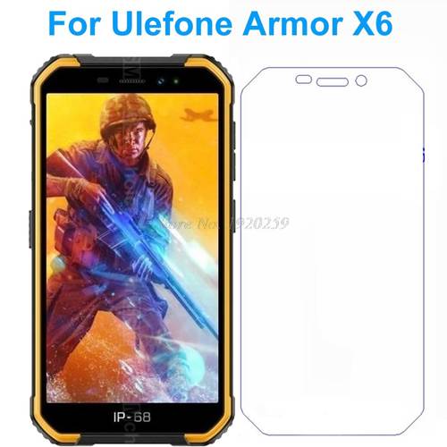 2PCS Ulefone Armor X6 Tempered Glass 9H High Quality Protective Film Explosion-proof Screen Protector For Ulefone Armor X6