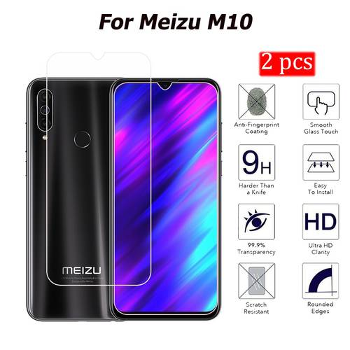 Tempered Glass For Meizu M10 Screen Protector Scratch Proof Smartphone LCD Film Cover Phone 6.5 Inch