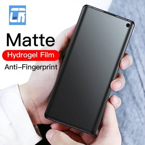 100D No Fingerprint Matte Hydrogel Film for Samsung galaxy Note 10 20 9 S9 S10e S20 Plus S21 S22 Ultra A52 Screen Protector