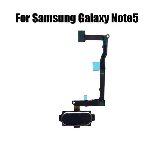 Home Return Key Menu Button Fingerprint Sensor Flex Cable For Samsung Galaxy Note 5 Touch Repair