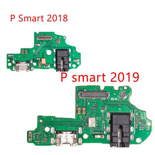 Charging Port Connector Board Parts Flex Cable With Microphone Mic For HuaWei Psmart Plus 2018 2019
