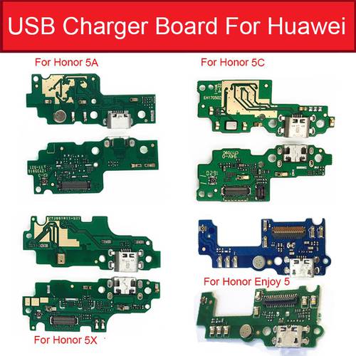 Charger USB Jack Board For Huawei Enjoy 5 AL00 TL00 CL10 / Honor 5A 5C 5X Charging Port Dock USB Board Replacement Parts