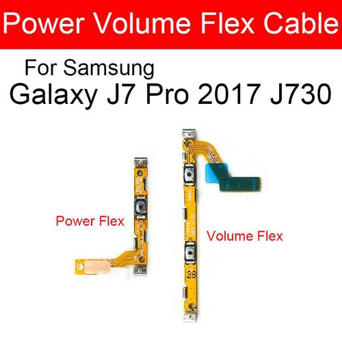 Down And Up Volume & Power Flex Cable For Samsung Galaxy J7 Pro 2017 J730 On/off Power Flex Cable Audio Control Button Repair
