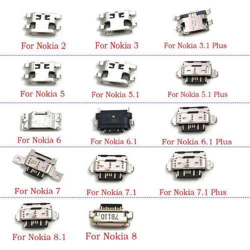 For Nokia 2 3 5 6 7 8 3.1 5.1 6.1 7.1 Plus X5 X6 USB Charger Charging Dock Port Connector Flex Cable