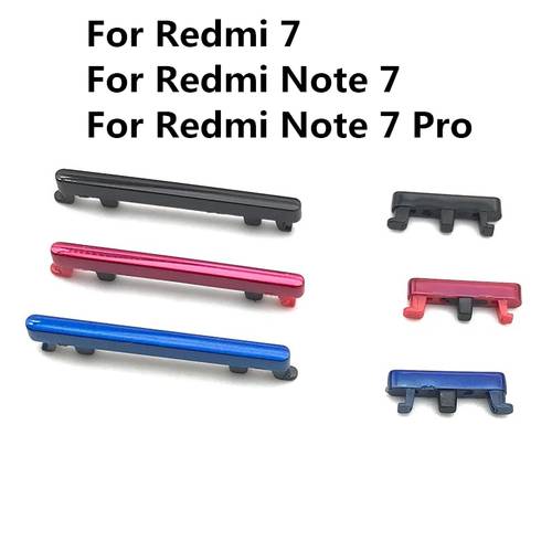 For Xiaomi Redmi 7 Note 7 Pro Power + Button ON / OFF Volume Up Down Side Button Key Set Replacement Part
