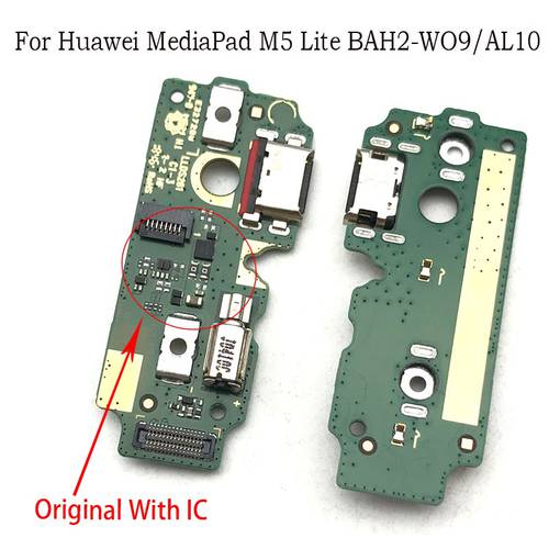 Original New USB Charging Port Connector Board Flex Cable For Huawei Mediapad M3 M5 Lite BAH2-W09/AL10 M5 8.4 & 10.8 inch