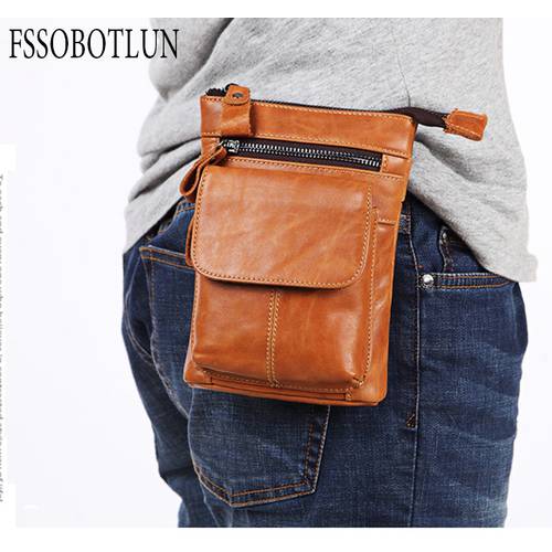 FSSOBOTLUN,For Xiaomi Mi Max/Max 2/Mix2/Redmi Note 5 Pro Men&39s Belt Waist Wallet Bag Genuine Leather Cover+Shoulder Strap