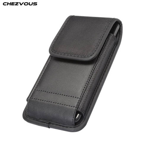 Phone Pouch For iPhone X XS 11 11pro max Case Belt Clip Holster Leather Cover Bags for Huawei P30 20 Mate10 20 pro Card Holder