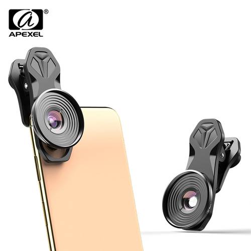 APEXEL Professional HD 10X Super Macro Lens Micro Lenses With Universal Clip For iPhoneX Xs Max Samsung s9 Huawei All Smartphone