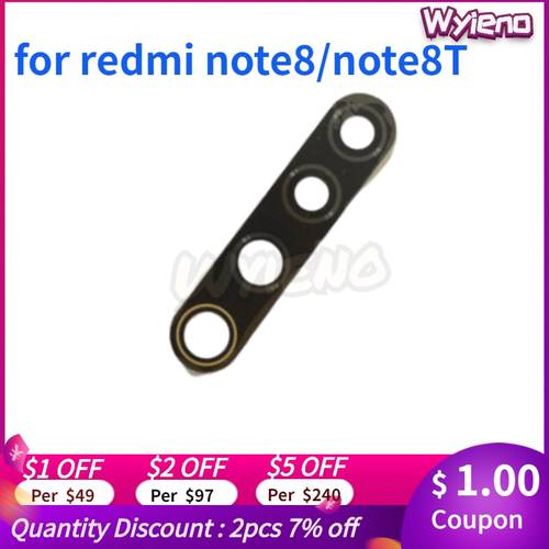 Wyieno 50Pcs/Lot Redrice Note 8T Real Camera Glass Lens For Redmi Note 8 Back Rear Camera Panel With Glue Tracking