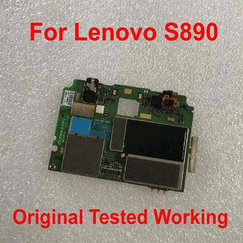 100% Original Tested Work Mainboard For Lenovo S890 Motherboard Main Board Flex Cable Card fee Circuts chipsets phone parts