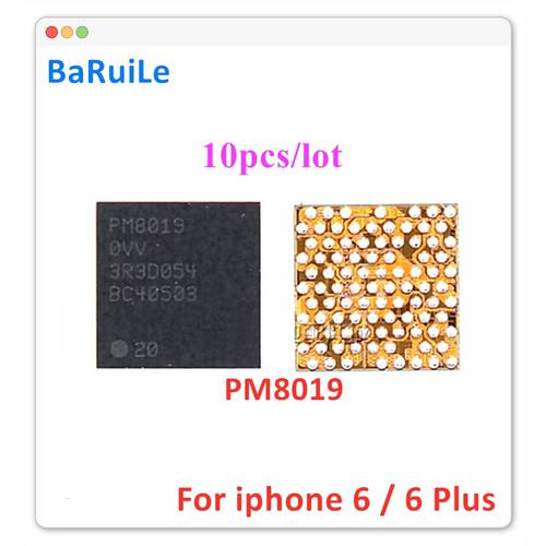 BaRuiLe 10pcs PM8019 for iPhone 6 & 6 Plus U_PMICRF Baseband PMU IC Small Power Management IC Chip