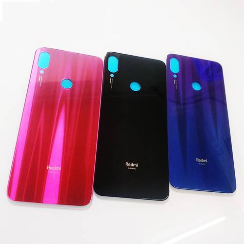For Xiaomi Redmi note 7 Battery Back Cover 3D Glass Panel Rear Door Housing Cover Case Replacement For Redmi note7 phone case