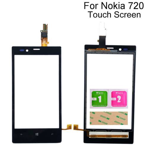 Mobile Touch Screen For Nokia Lumia 720 Touch Screen Digitizer Panel Touchscreen Front Glass Lens Tools