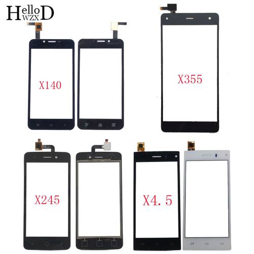 Mobile Touch Screen Panel For DEXP Ixion X4.5 X140 X245 X355 Touch Screen TouchScreen Digitizer Panel Front Glass 3M Glue Wipes